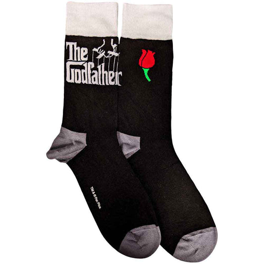 The Godfather Logo White Socks Black