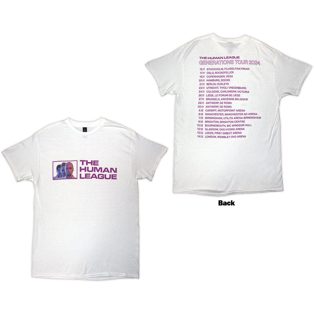 The Human League Generations Tour '24 Photo Mens T Shirt