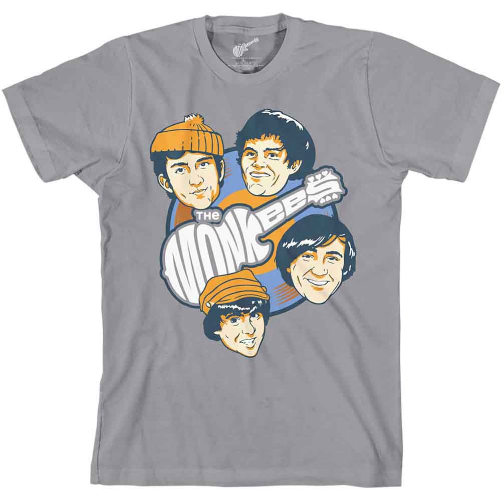 The Monkees Vinyl Heads Mens T Shirt
