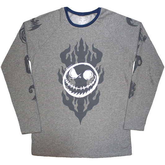 The Nightmare Before Christmas Flaming Jack Long Sleeve Shirt