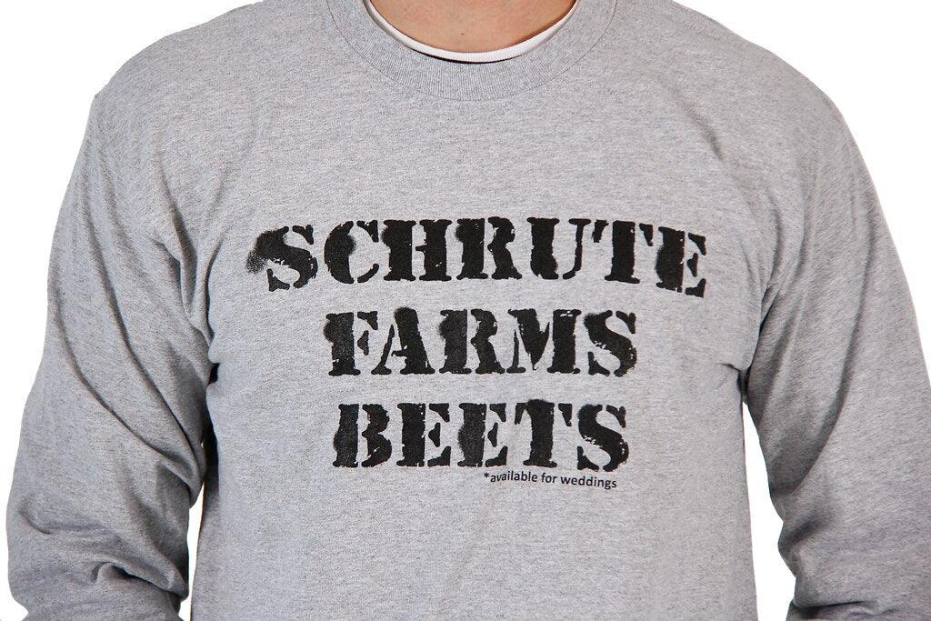 The Office Schrute Farms Beets Long Sleeve Shirt