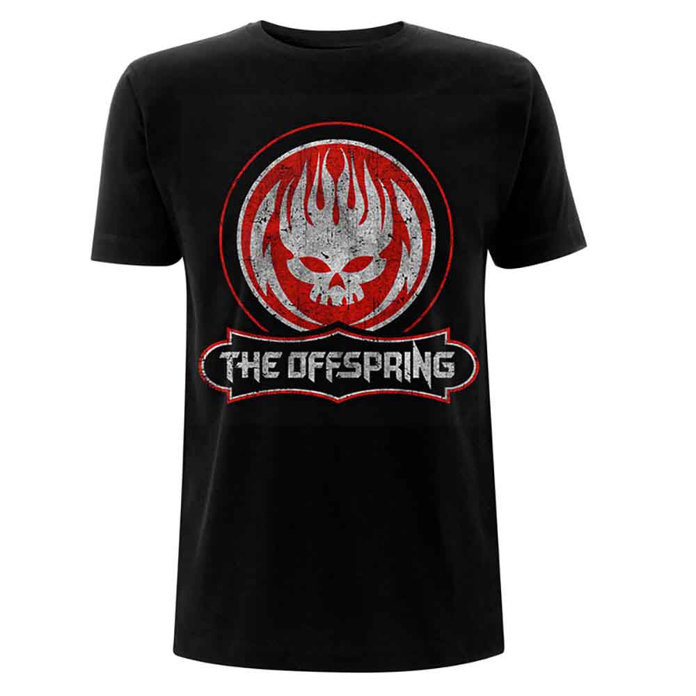 The Offspring Distressed Skull Mens T Shirt