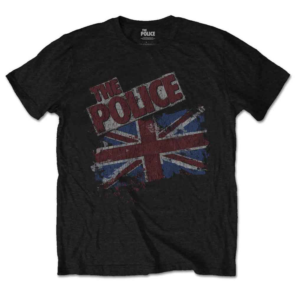 The Police Vintage Flag Mens T Shirt