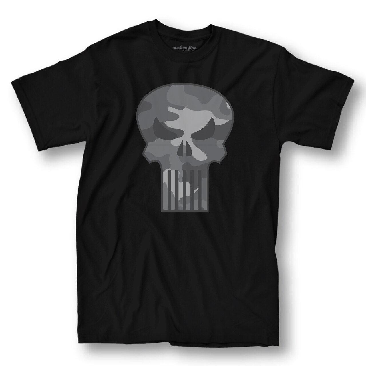 The Punisher Camo Logo T Shirt