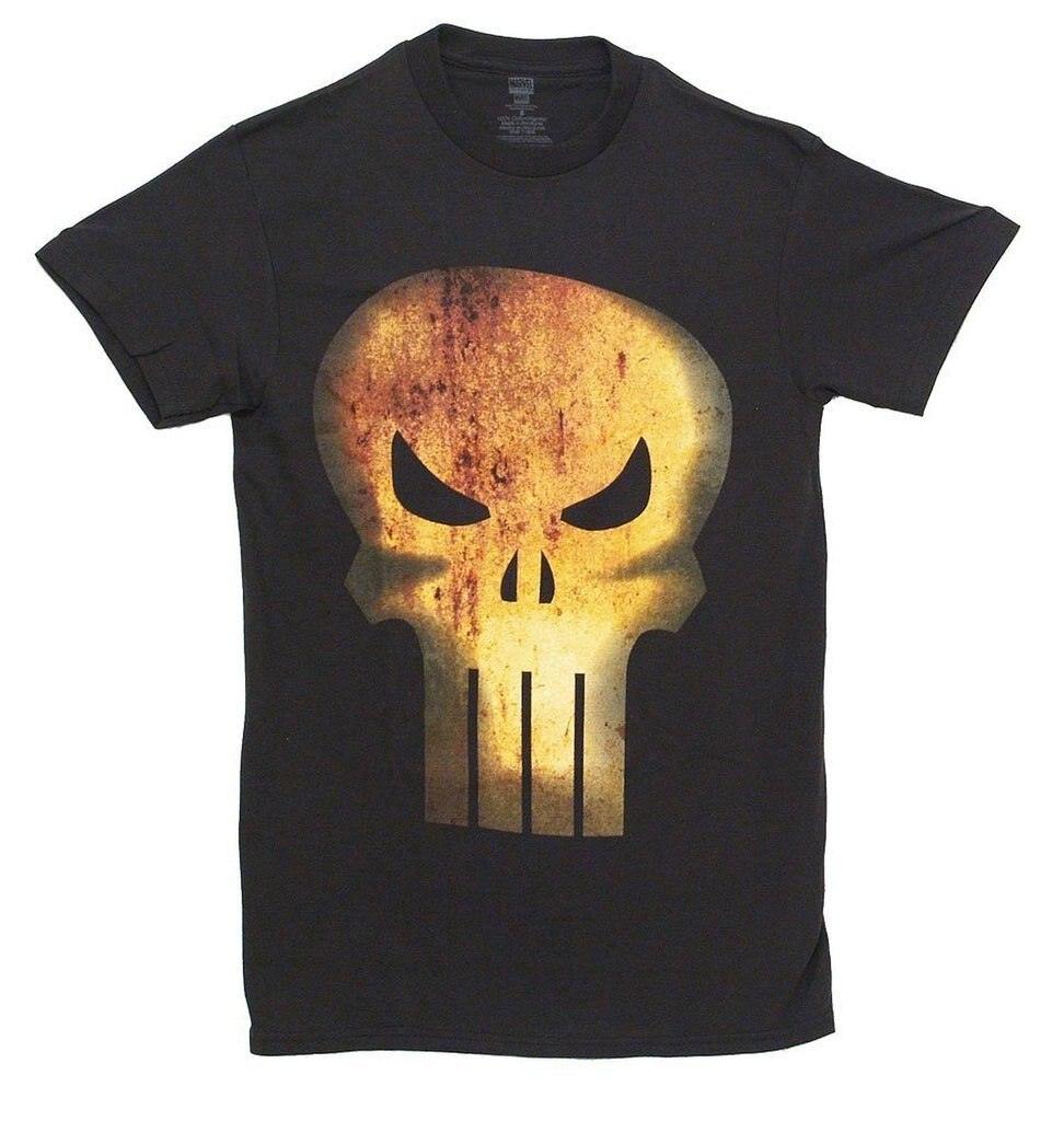 The Punisher Rusty Head Distressed T Shirt