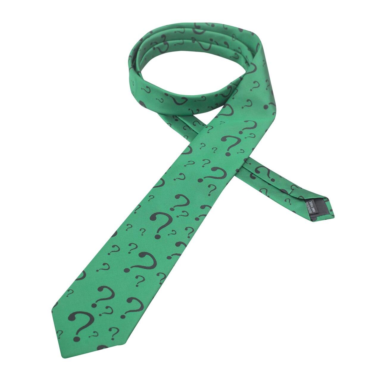 The Riddler Villain Tie Halloween Costume Accessory