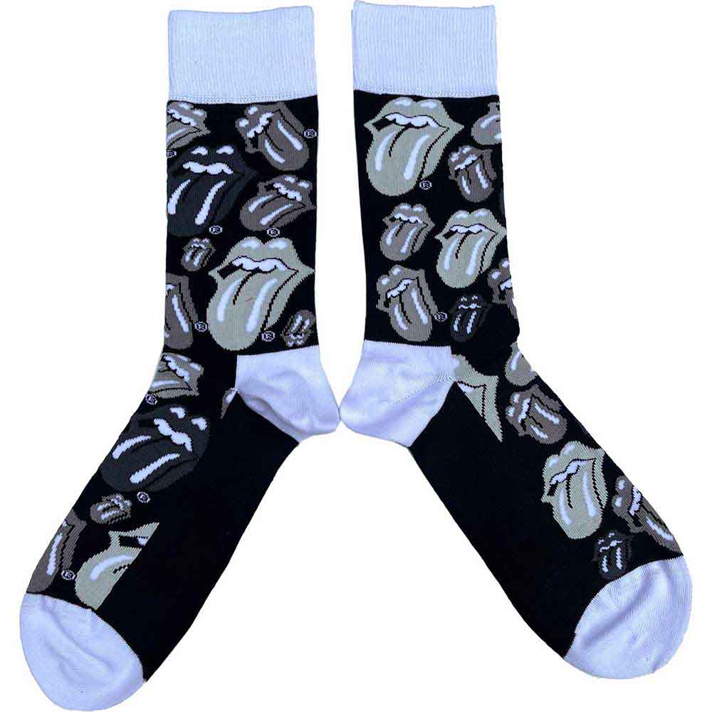 The Rolling Stones Classic Tongue Socks Black