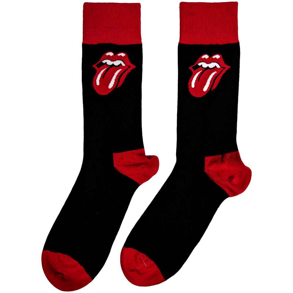 The Rolling Stones Classic Tongue Socks Black