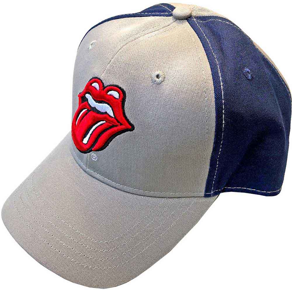 The Rolling Stones Classic Tongue Hat Blue, Grey
