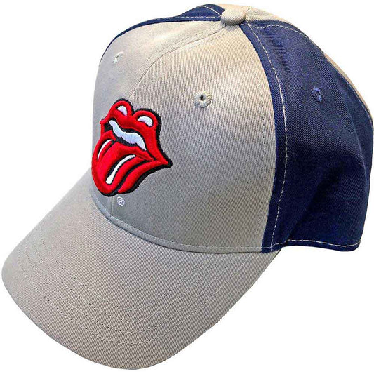 The Rolling Stones Classic Tongue Hat Blue, Grey
