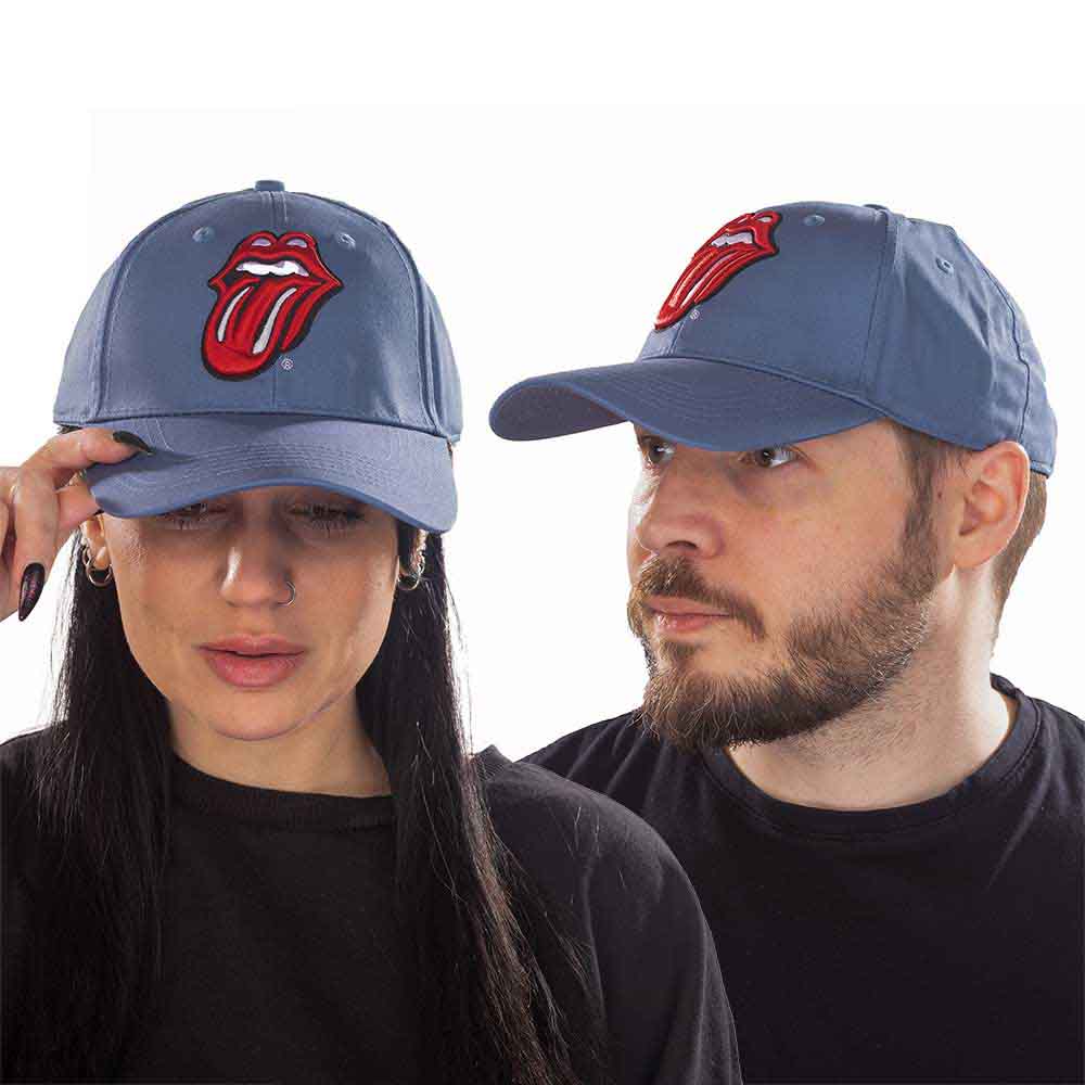 The Rolling Stones Classic Tongue Hat Blue