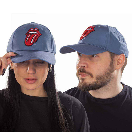 The Rolling Stones Classic Tongue Hat Blue