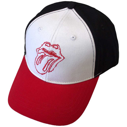 The Rolling Stones Classic Tongue Outline Hat Red,White,Black