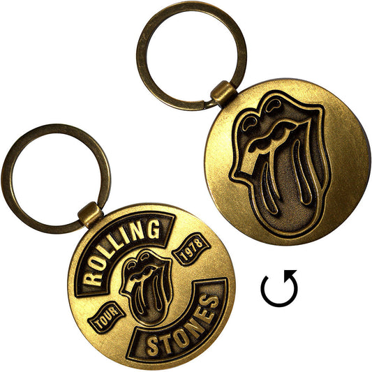 The Rolling Stones Classic Tongue/Tour '78 Double-Sided Keychain