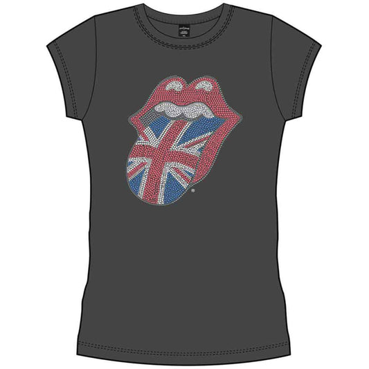 The Rolling Stones Classic UK Tongue Womens T Shirt