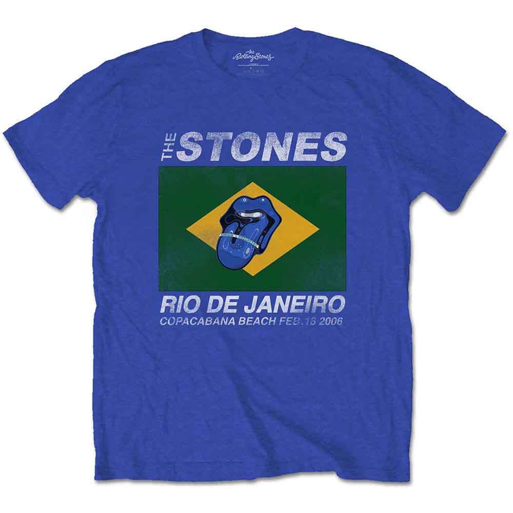 The Rolling Stones Copacabana Blue Mens T Shirt