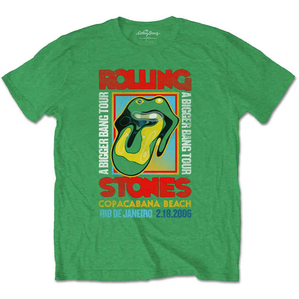 The Rolling Stones Copacabana Green Mens T Shirt