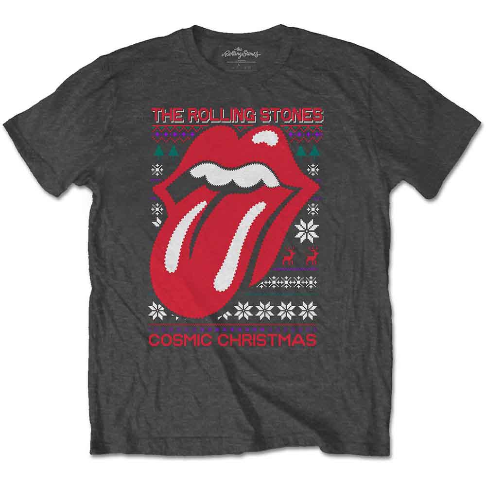 The Rolling Stones Cosmic Christmas Mens T Shirt