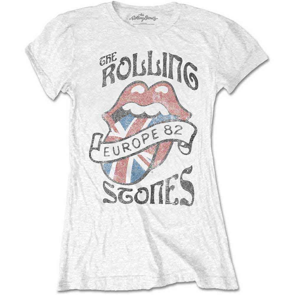 The Rolling Stones Europe 82 Womens T Shirt