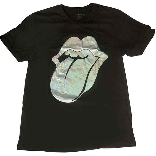 The Rolling Stones Foil Tongue Womens T Shirt