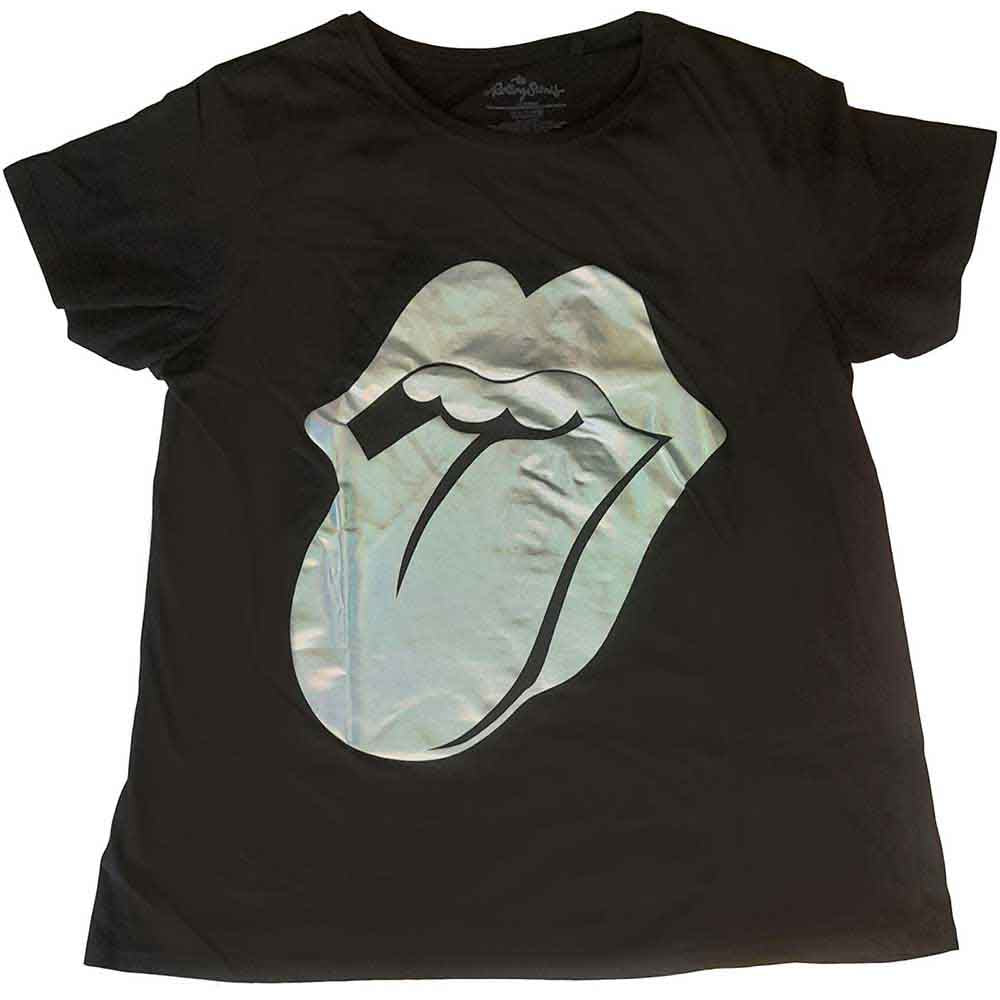 The Rolling Stones Foil Tongue Mens T Shirt