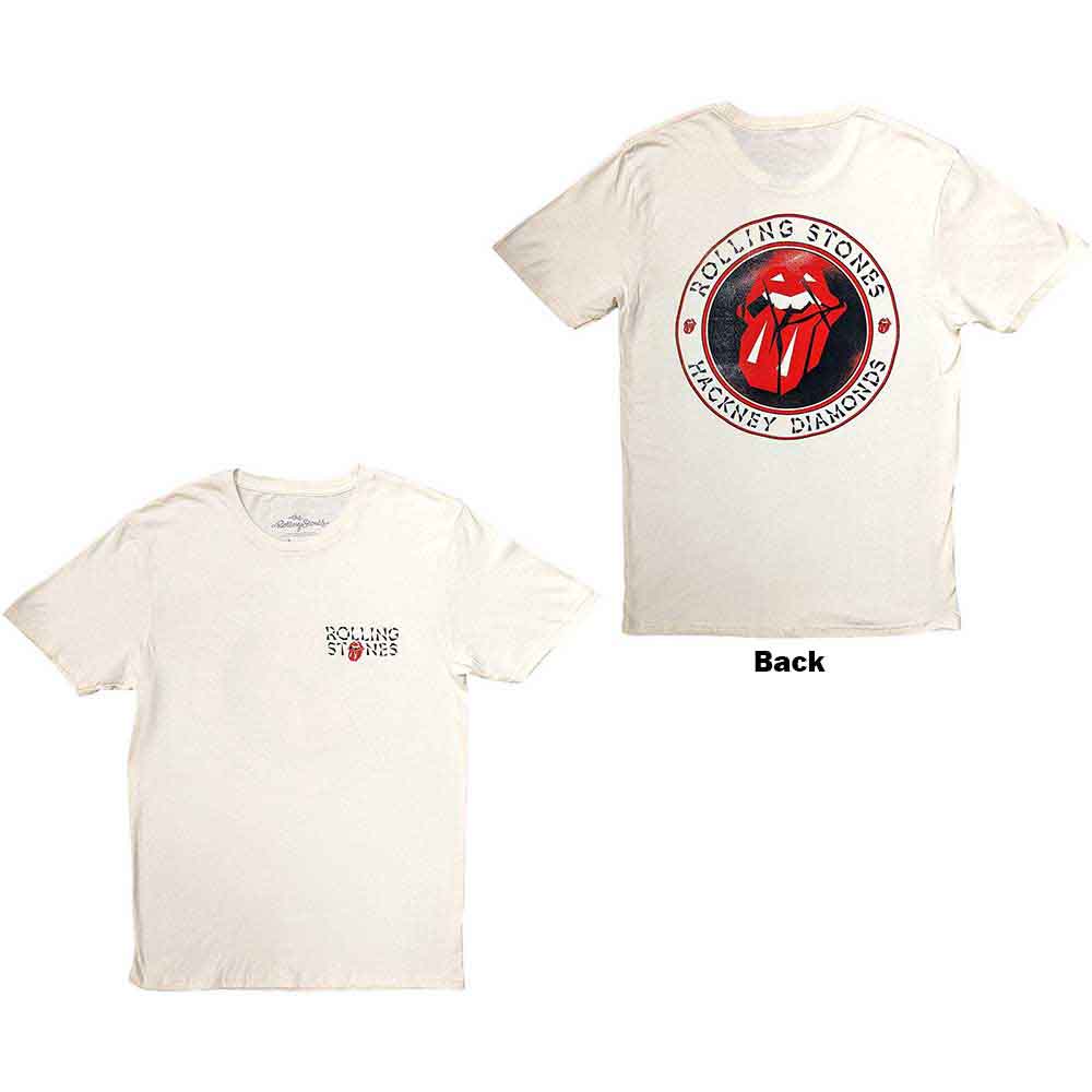 The Rolling Stones Hackney Diamonds Circle Label Mens T Shirt