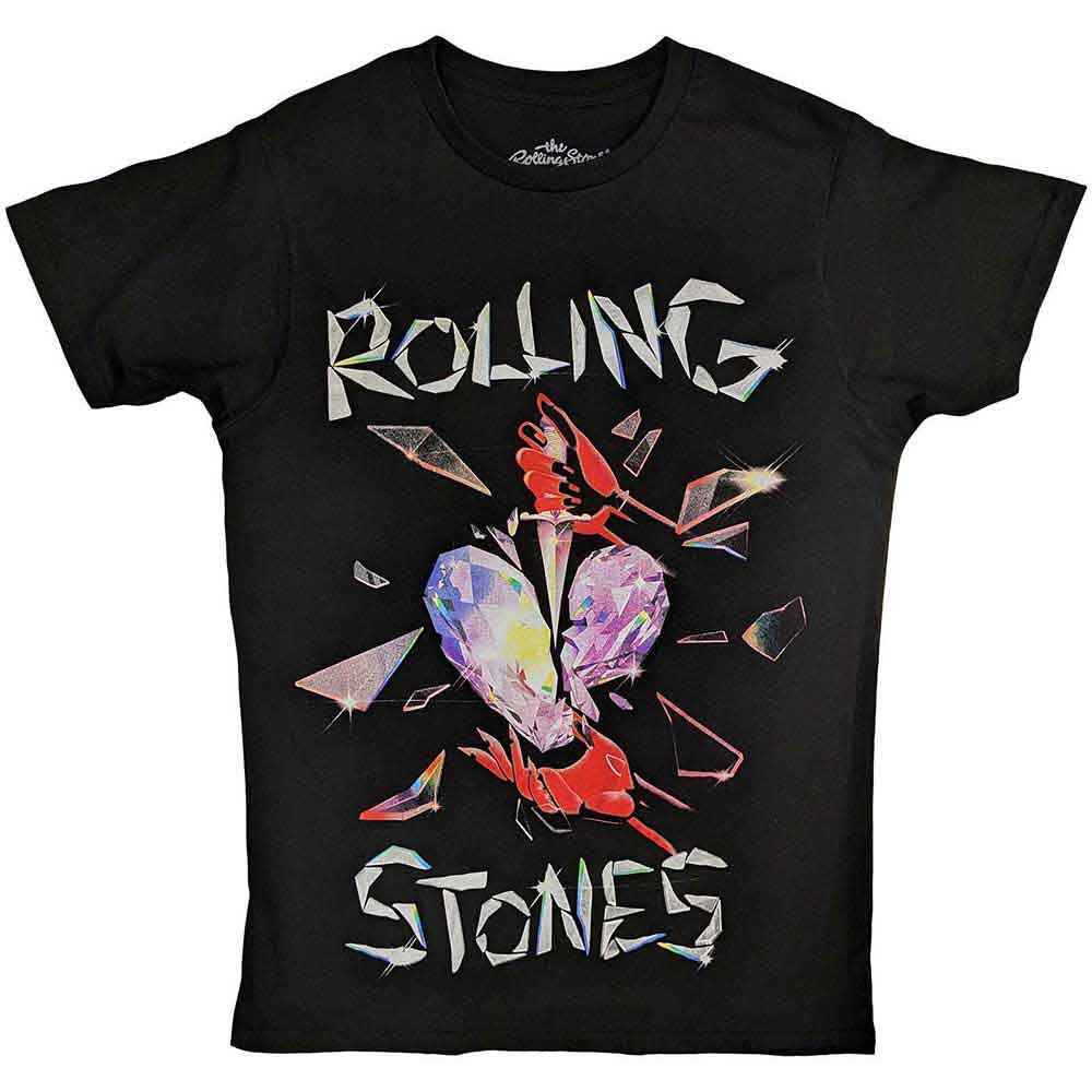 The Rolling Stones Hackney Diamonds Heart Mens T Shirt