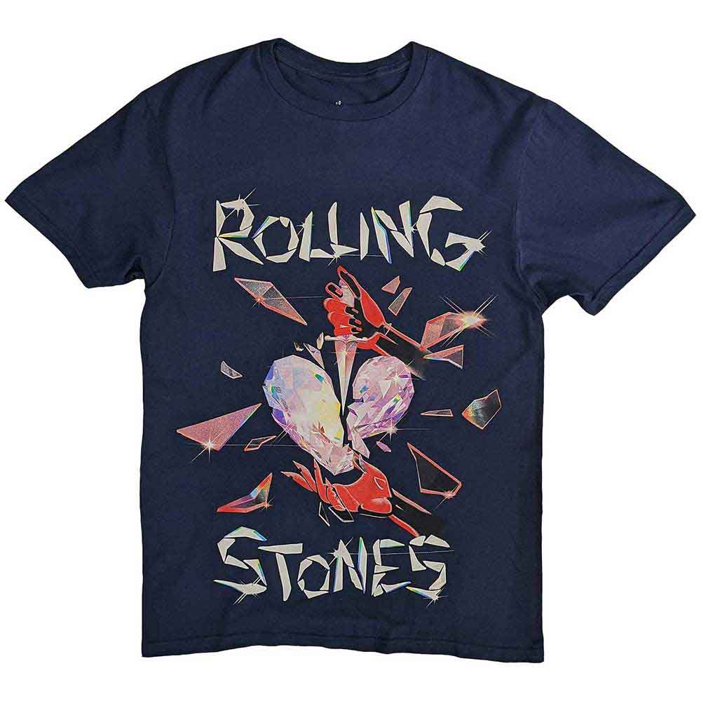 The Rolling Stones Hackney Diamonds Heart Mens T Shirt