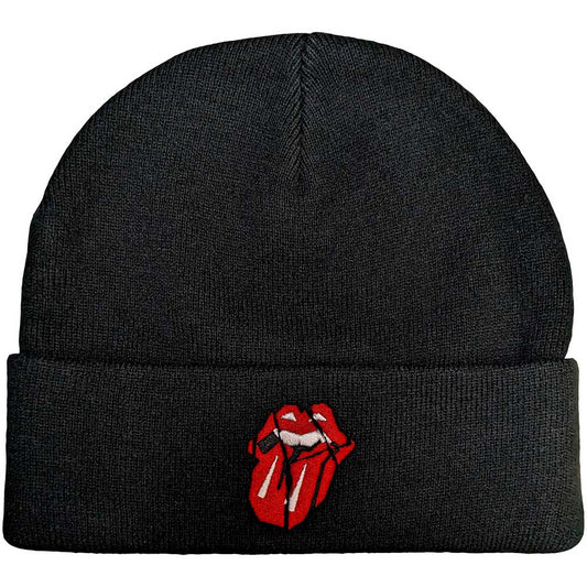 The Rolling Stones Hackney Diamonds Shards Logo Beanie Hat Black