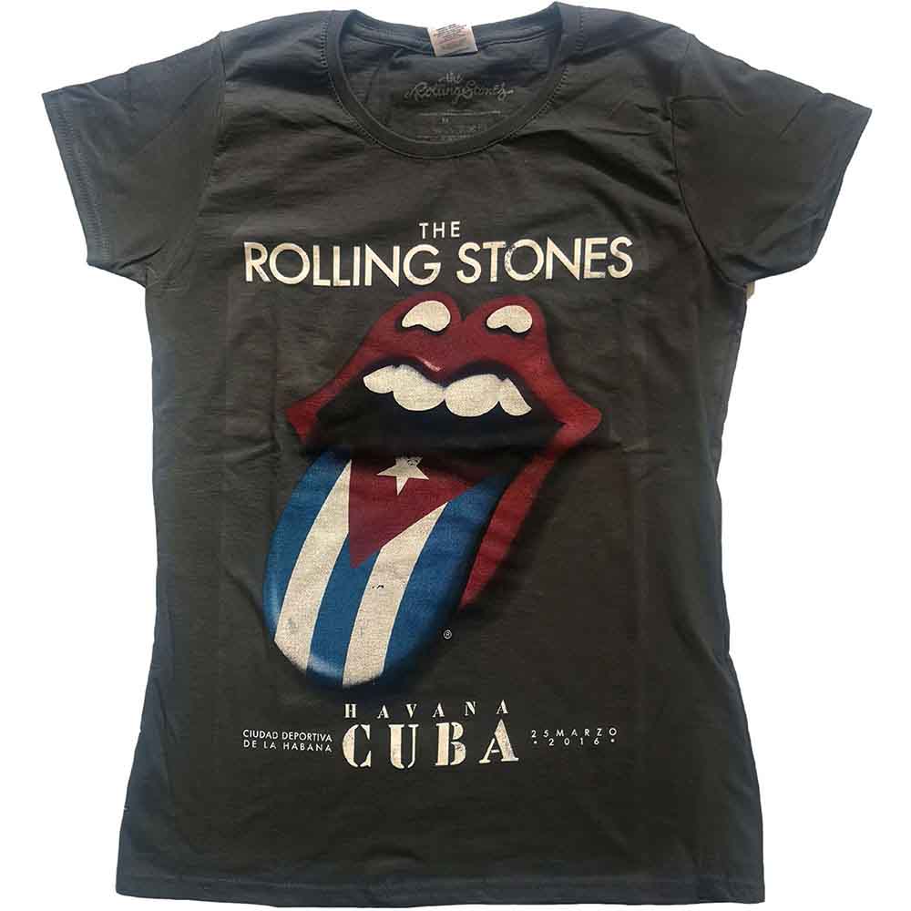 The Rolling Stones Havana Cuba Womens T Shirt