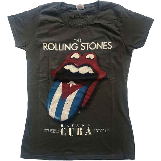 The Rolling Stones Havana Cuba Womens T Shirt