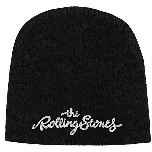 The Rolling Stones Logo Beanie Hat Black