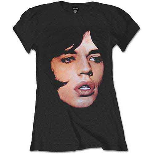 The Rolling Stones Mick Portrait Womens T Shirt