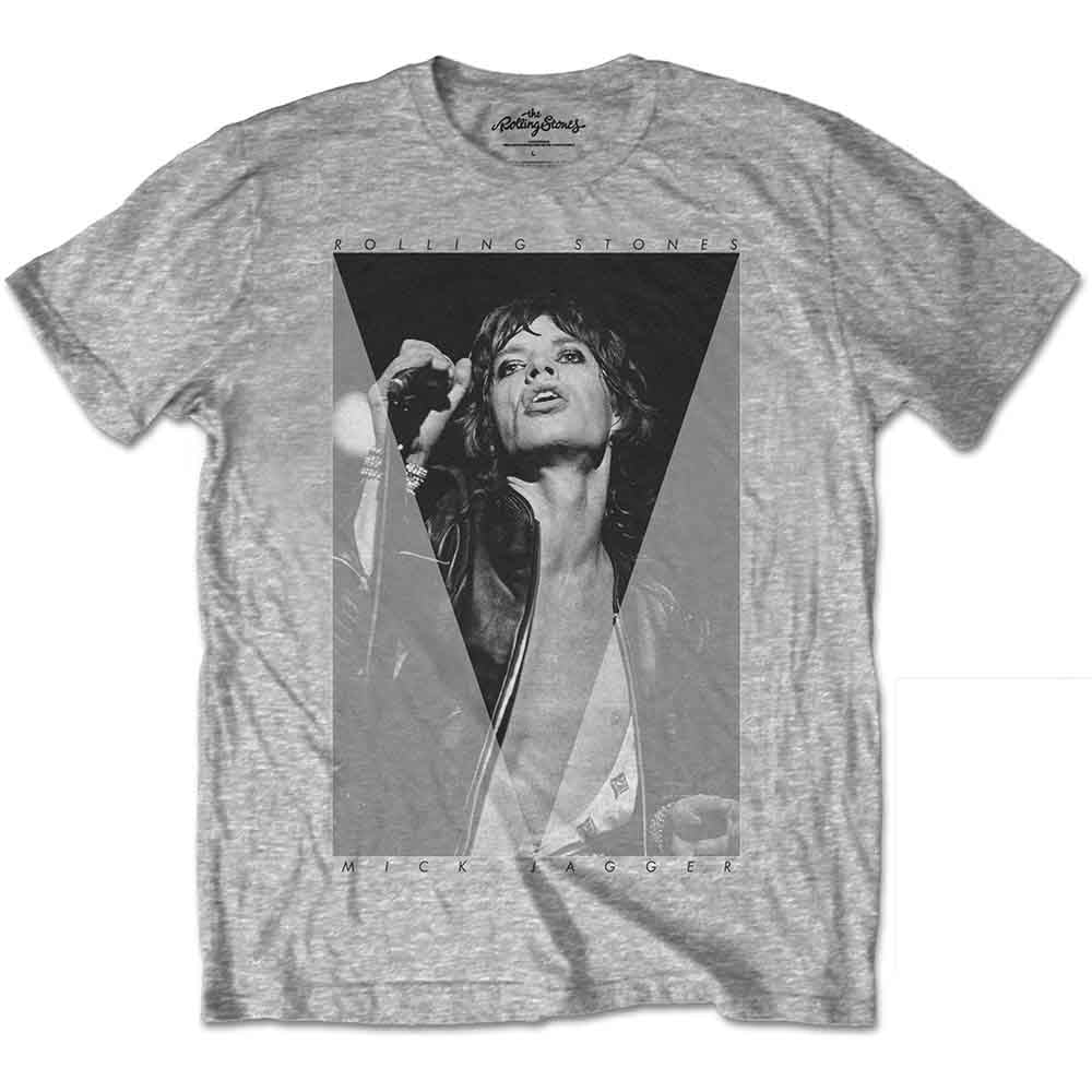 The Rolling Stones Mick Triangle Mens T Shirt