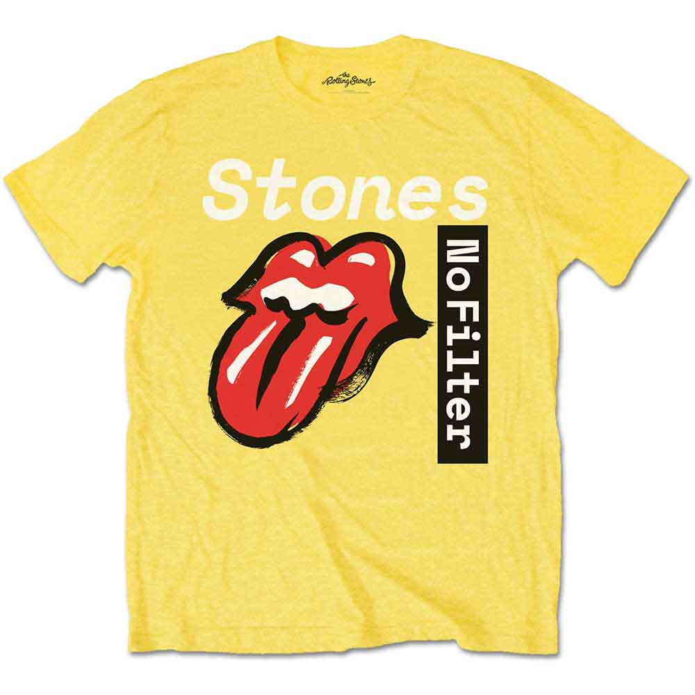 The Rolling Stones No Filter Text Mens T Shirt