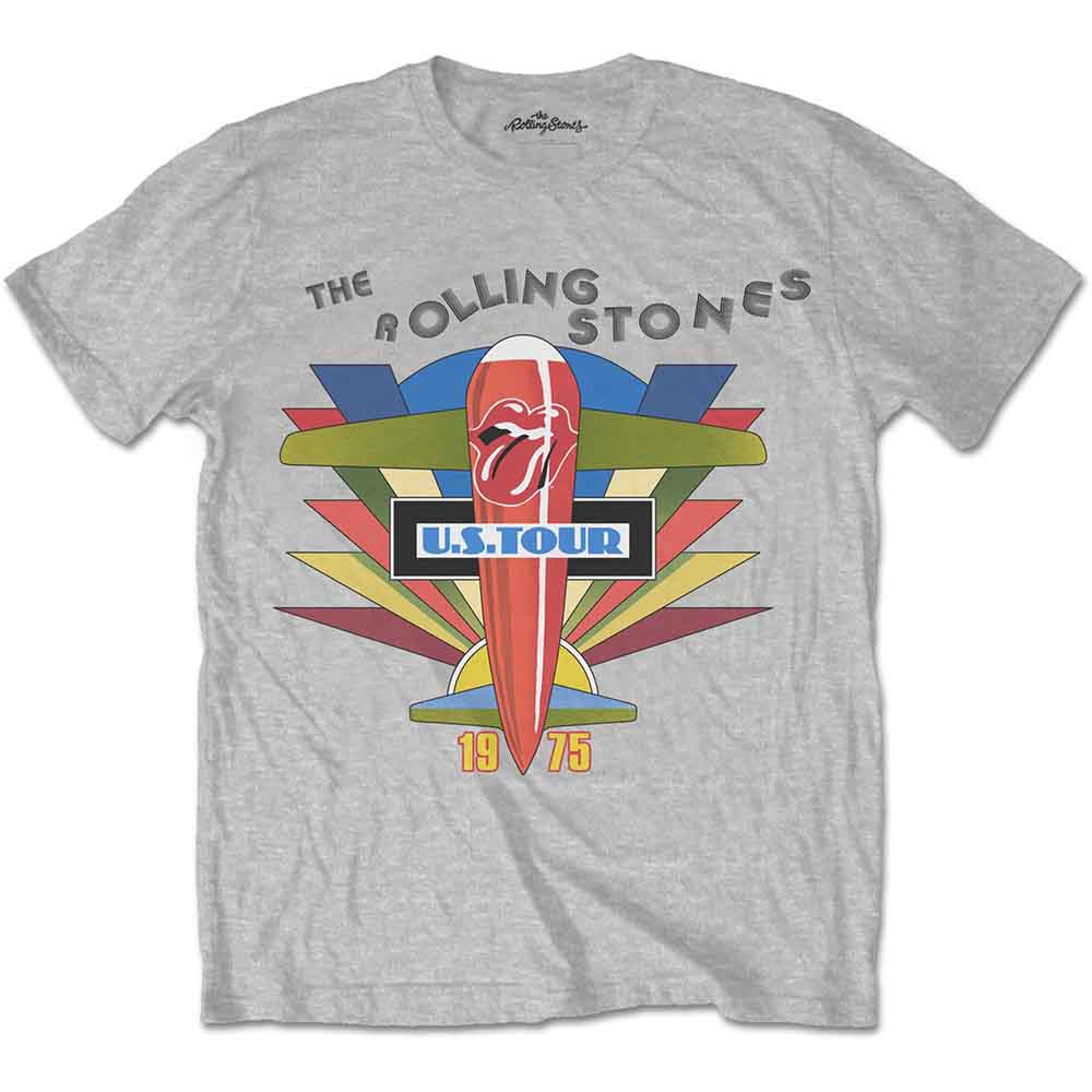 The Rolling Stones Retro US Tour 1975 Mens T Shirt