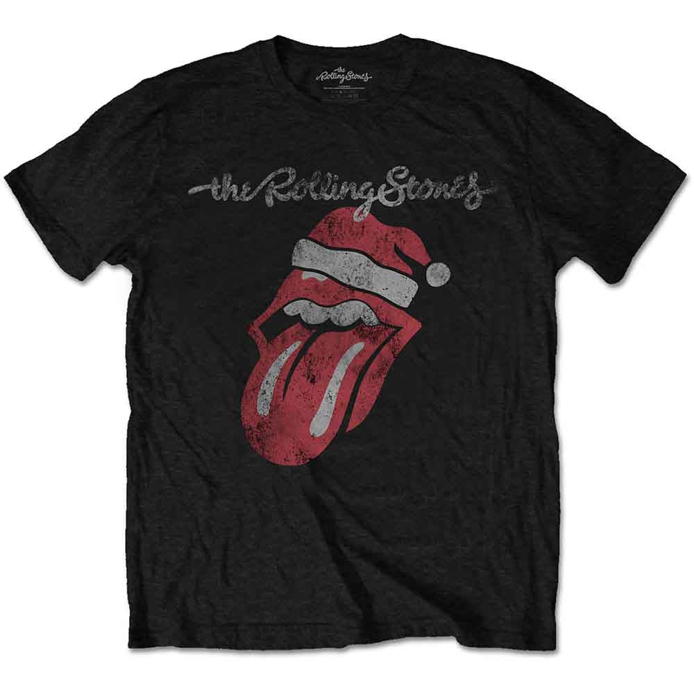 The Rolling Stones Santa Lick Mens T Shirt