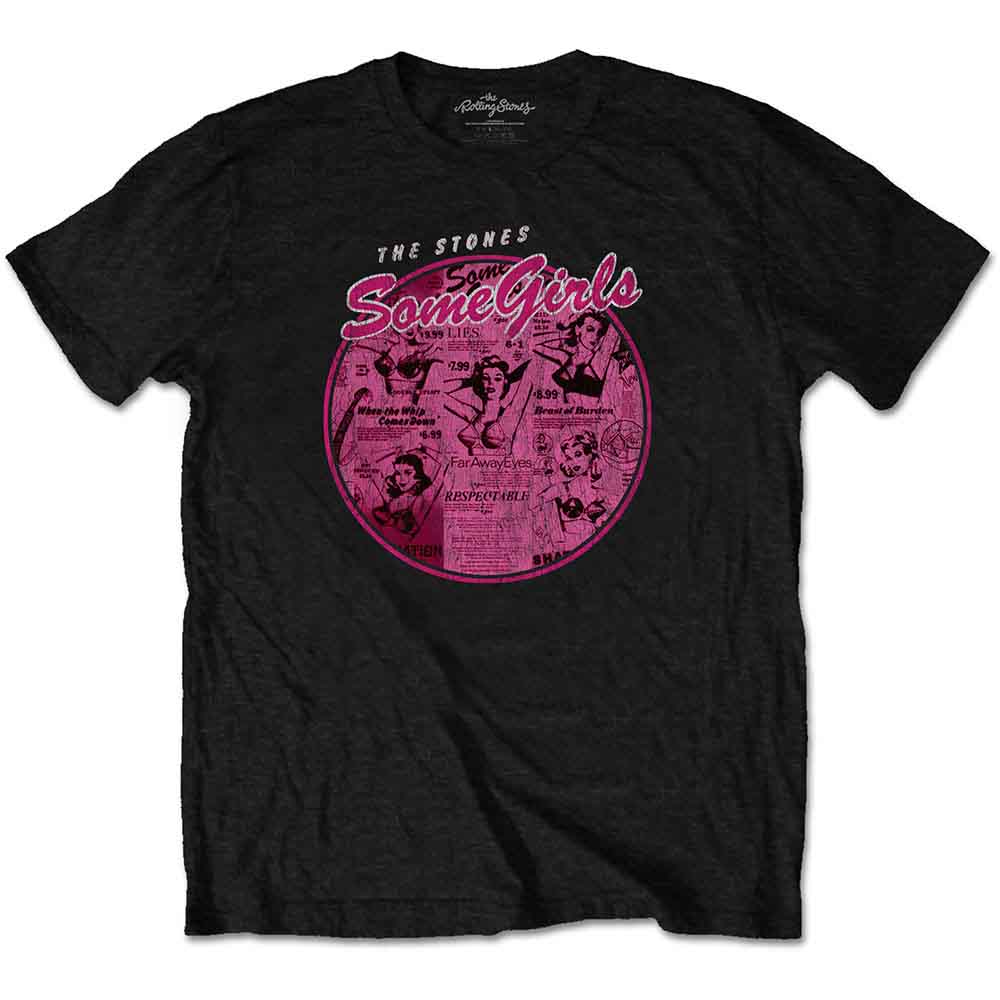The Rolling Stones Some Girls Circle V.2. Mens T Shirt