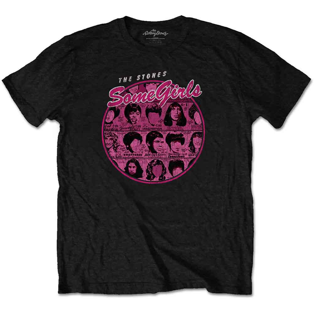 The Rolling Stones Some Girls Circle Version 1 Mens T Shirt