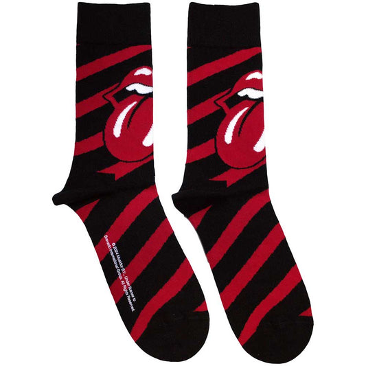 The Rolling Stones Stripes Socks Black