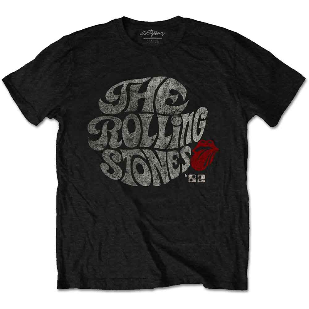 The Rolling Stones Swirl Logo '82 Mens T Shirt