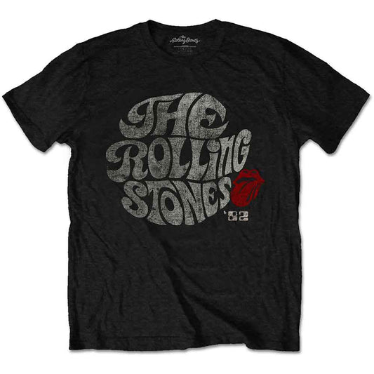 The Rolling Stones Swirl Logo '82 Mens T Shirt