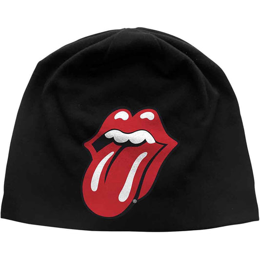 The Rolling Stones Tongue Beanie Hat Black