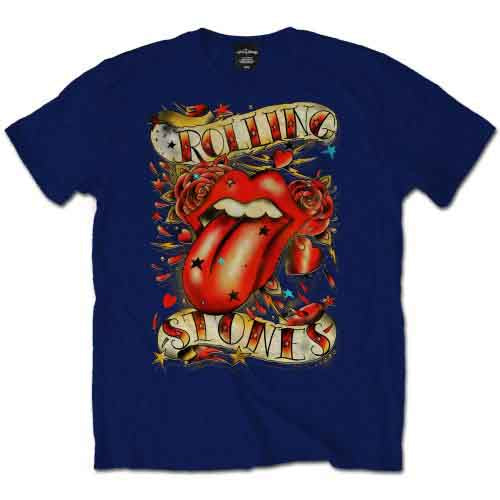 The Rolling Stones Tongue & Stars Mens T Shirt