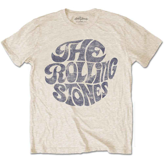 The Rolling Stones Vintage 1970s Logo Mens T Shirt