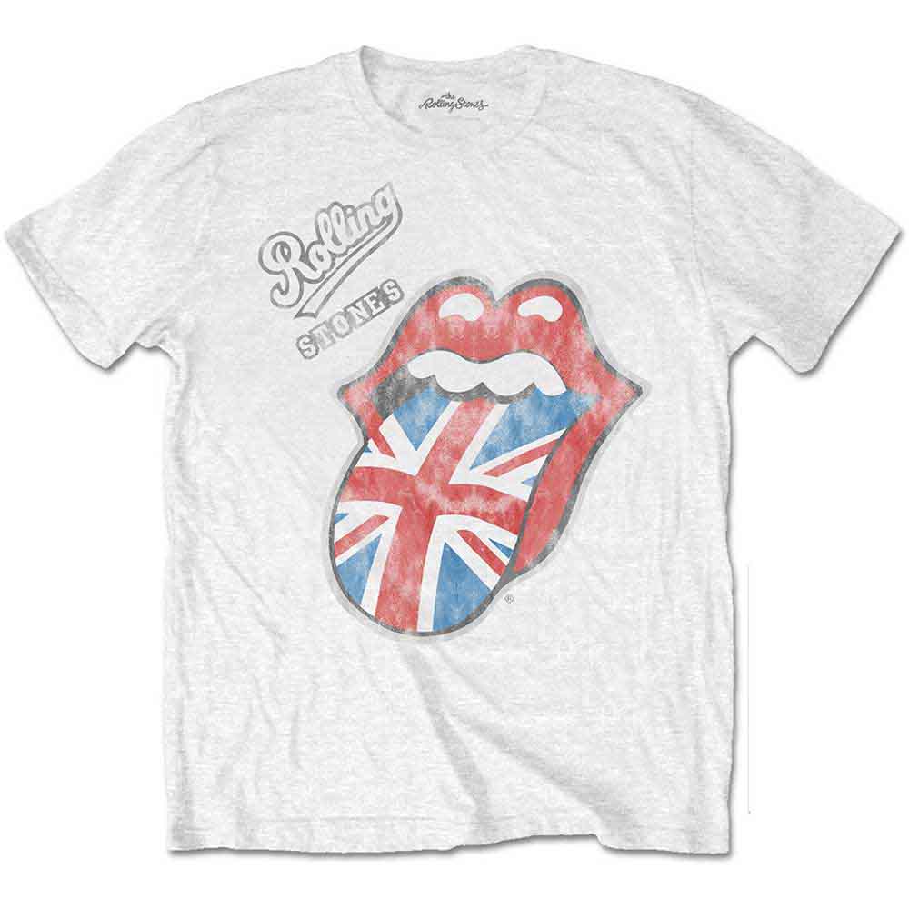 The Rolling Stones Vintage British Tongue Mens T Shirt