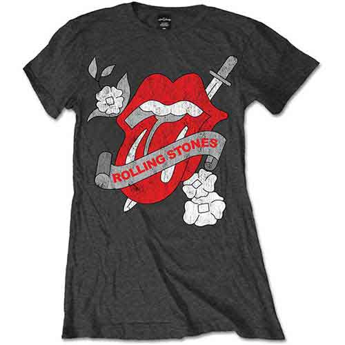 The Rolling Stones Vintage Tattoo Womens T Shirt