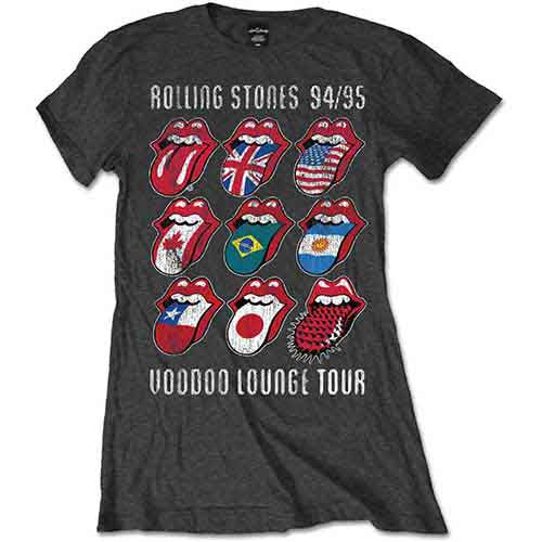 The Rolling Stones Voodoo Lounge Tongues Womens T Shirt