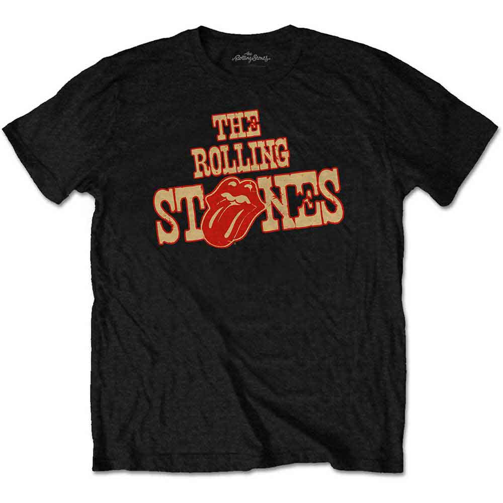 The Rolling Stones Wild West Logo Mens T Shirt