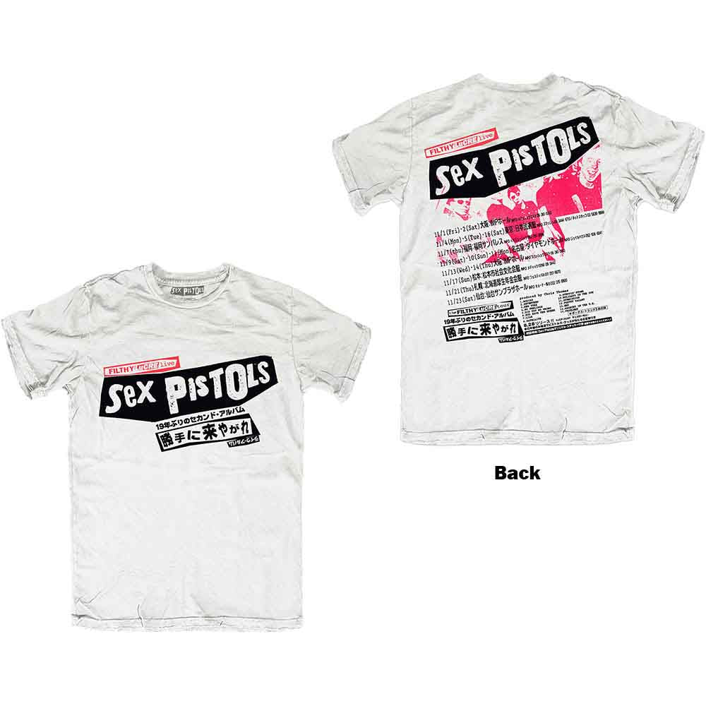 The Sex Pistols Filthy Lucre Japan Mens T Shirt